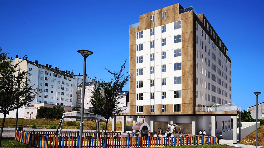 Edificio Montir�n IV en Lugo Ciudad